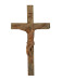 Krzyż z pasyjką, rzeźba drewniana, wysokość 65 cm