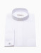 Koszula kapłańska długi rękaw na spinki 60% bawełna 40% poliester kolor biały