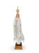 Figura żywiczna Matki Bożej Fatimskiej, z brokatem, wysokość 21 cm