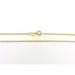 Złoty łańcuszek - lisi ogon, 45 cm (próba 333) 1,09 g