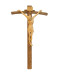 Krzyż z pasyjką, rzeźba drewniana, wysokość 68 cm